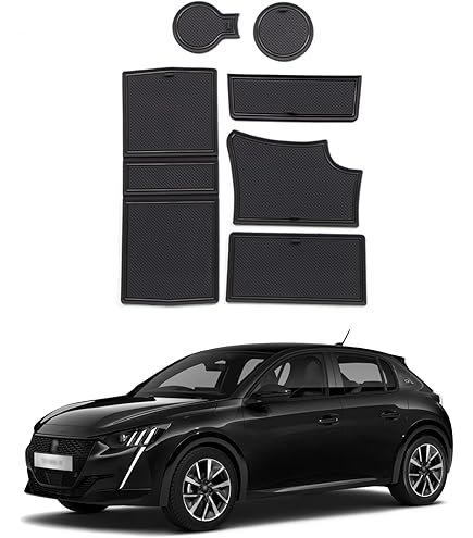 Set Tapis De Caoutchouc Compatible Avec Peugeot E-208 II