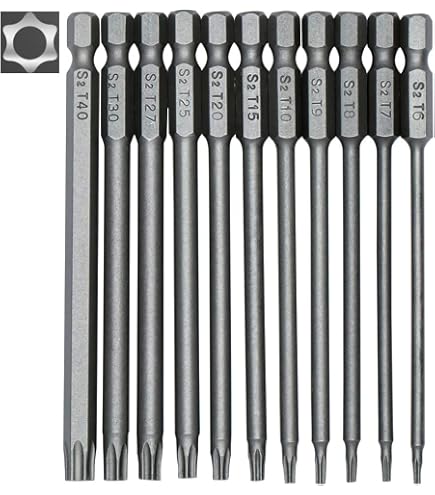 10 Kreuzschlitz-Bits PH1, 65 Mm Lang – Magnetisch Und Aus S2-Stahl, Für Akkuschrauber, Bohrer Und Schlagschrauber