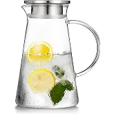 Glass Jug 1.8 liter with Borosilicate Metal Cover