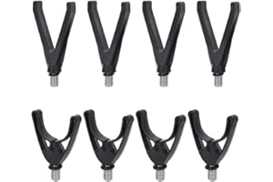 ALOMEJOR Supporto per canna da pesca Poggia-canna da pesca Poggiapiedi con impugnatura a V Resto Carpa da pesca