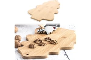 ANTEVIA MATÉRIAUX ANTEVIA - Tabla de cortar de madera en forma de árbol de Navidad, 30 x 20 x 1 cm | Más de 10 modelos |Accesorios de cocina (Shiba)
