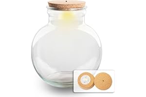 URBANJNGL Terrarium with Cork - Teddy with LED Cork - ↑ 26.5 cm