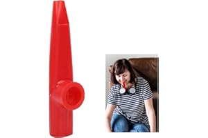 JIKEXINGMENG Plastic Kazoo Musical Instruments Children's Musical Instruments Kazoo Mini Portable Mouth Kazoo for Kids Instrumental (ZXC-036A)