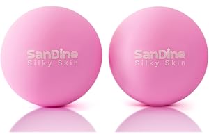 Massageboll rygg – Lacrosse Massage Balls - Lacrosse massagebollar för djup vävnad massage – lindra spänningar, lindra muskelsmärta vid rygg, axlar och hals – 2-pack av Sandine