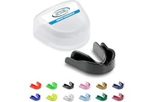 GAME GUARD Boil & Bite Mouth Guard/Gum Shield – Mouldable Mouthguard/gumshields - CE Approved, School Sports, Rugby, Hockey, Boxing, GAA, Martial Arts