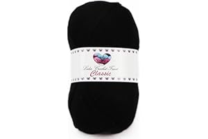 LIDIA CROCHET TRICOT Classic- hilo de lana, lana acrílico, hilo de tejer, hilo de ganchillo (100 gr/ovillo ; 16 colores) (empresa española/envío desde España) (02)