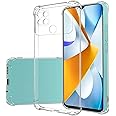 EMODIL Case for Xiaomi Poco C40 / Redmi 10C Cover Clear Back Air Cushion Soft Silicone Shockproof Anti-Scratch Protective Bumper Shell Corner for Xiaomi Poco C40 / Redmi 10C ®
