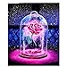 Produktbild Quare Diamant 5D Diamant Malerei Rote Rose Blume Stickerei Kreuzstich 3D Strass Mosaik, 30X40 cm