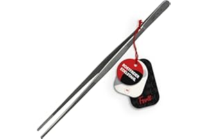 Fysell – Kochpinzette 30,5 cm extra lang zum Kochen, Grillen & Backen – Grillpinzette aus rostfreiem Edelstahl – Küchenpinzette zum Dekorieren, Anrichten & Wenden – spülmaschinenfeste Fleischpinzette