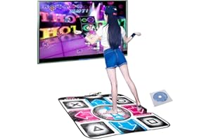 Jiakalamo Tapis de danse pour PC, antidérapant, durable, USB, tapis de danse pour enfants et adultes (taille : 94 x 82 x 1,1 cm)