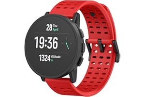 U-LIMVE Pasek do zegarka Suunto 9 Peak Pro 9 Peak / 5 Peak/Race/Vertical, 22 mm silikonowy pasek zastępczy QuickFit do Garmin Venu 3, Venu 2, Vivoactive 4, Forerunner 265, Forerunner 255