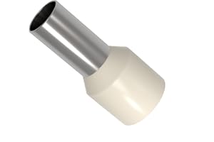 AUPROTEC Embouts de câble 0,34-50 mm² isolés Gaines d'extrêmité de cables 10-1000 unité sélection: (100 pièces, 16 mm² ivoire)