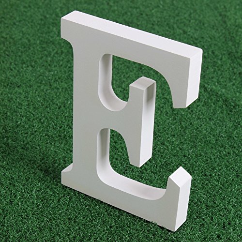 Wishwin White Large Wooden Letters 5.9" A-Z