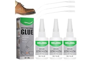 LUYLMO 3 Stück Schweißen Öliger Kleber, 30g Universal Wasserdichter Superkleber Starker Kunststoffkleber, Jue Fish Multifunctional Glue, Welding High-Strength Oily Glue, Mächtiger Universalkleber