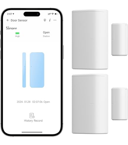 SONOFF SNZB-03P Zigbee Smart Motion Sensor, Zigbee3.0 Wireless Motion Sensor, Zigbee Hub Required, Adjustable Detection Time Interval Setting, Motion Sensor For Alarm System And Smart Home