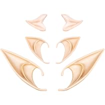 Latex-Elfenohren – Weiche, Spitze Ohren Für Cosplay, Halloween & Kostümpartys (Größe S, Hautfarbe)