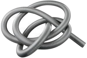 LOVIVER Manguera Flexible Tubo Tubo Aspiradora Repuestos 40 Mm 1 M de Longitud, Gris