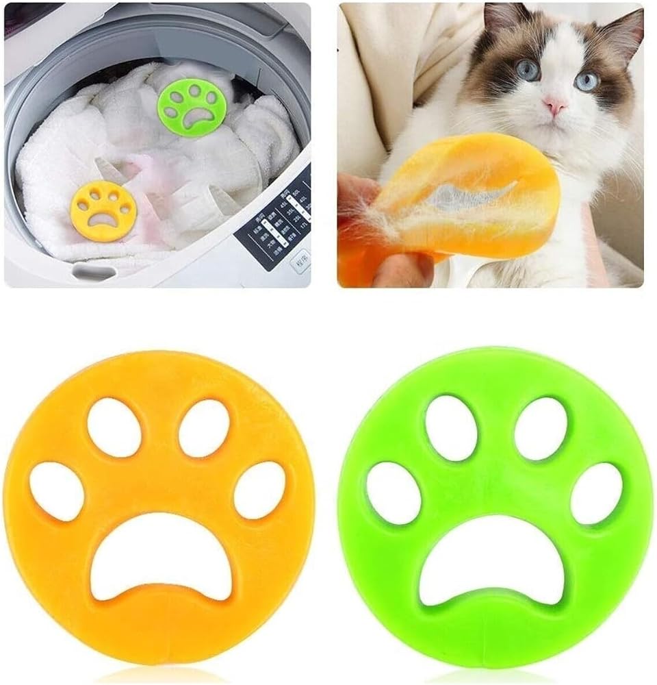 Pribor Kedi Köpek Tüyleri Için Çamaşır Makinesi Tüy Temizle Yeniden Kullanılabilir 4 Adet
