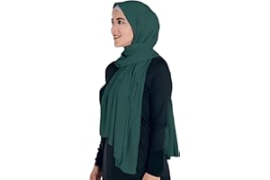 Lina & Lily Maxi Hijab Jersey Premium, Kopftuch Schal Turban für Muslimische Frauen