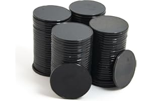 Smartdealspro Lot de 100 mini jetons de poker en plastique opaques avec boîte de rangement 32 mm