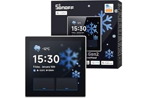 SONOFF NSPanel Pro Gen2 Smart kontrollpanel med relä | Zigbee Hub & Matter Bridge, Smart termostat, Säkerhetslarm, 2.4/5GHz W