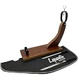 Porte-jambon Rotatif LEPANTO Elite Plus - Inox, Base Fibre Noire, Capacité 8kg - Pour Coupe Professionnelle à La Maison - 5