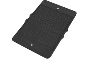 GriHero 7598 Cast Iron Grill Plate for Weber Spirit 300 Series, Plancha Grill Plate for Weber Spirit E-310 E-315 E-320 E-330 S-310 S-315 II E-310 II S-310, 44 x 30.7 cm BBQ Reversible Plate