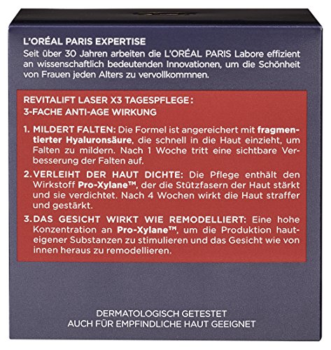 L’Oreal Paris Gesichtscreme Revitalift Laser X3 Anti-Age Tagescreme Anti Aging 50ml - 4