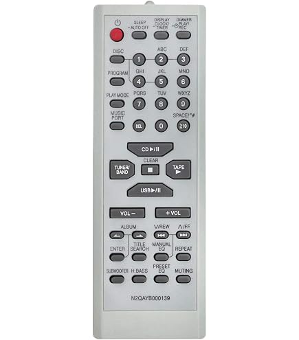 Technics N2QAYA000230 - Remote Control for SA-C600 & SC-C65 Stereo