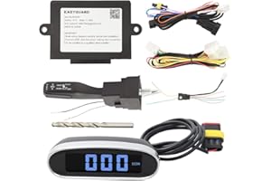 EASYGUARD ECC001 Electric Universal Cruise Control System Kit Car Speed Control Limiter fit for DC12V Cars with 6-Wire Electric Throttle