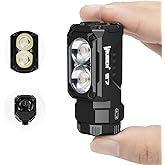 WUBEN E7 EDC Flashlight, 1800 Rechargeable Lumens Mini Flashlight, Super Bright Small Flashlight, 6 Modes IP68 Built-in Water