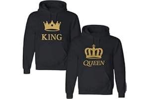 Daisy for U King Queen Couple Set Sudadera con Capucha