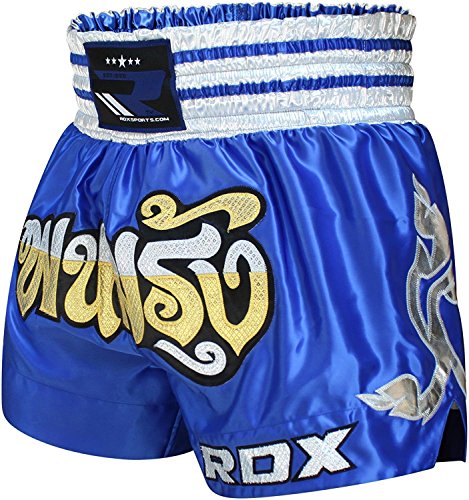 Pantaloncini Muay Thai Tradizionali - Leggeri, Traspiranti, Uomo/Donna, Multicolore