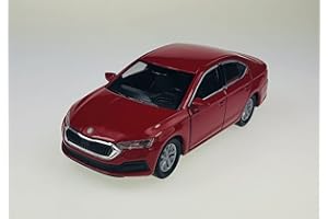 Dromader Welly 2019 Skoda Octavia MK4 czerwony 1/34-1/39 nowy model samochodu