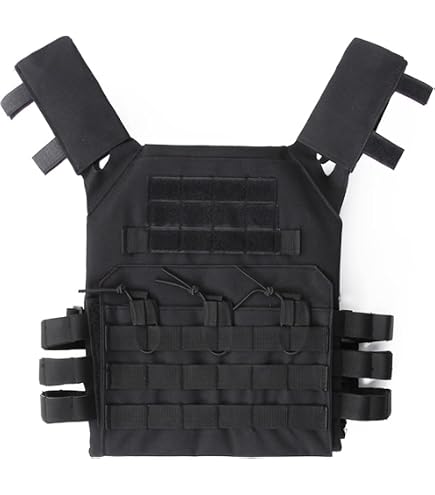Gilet De Protection Rembourré Pour Airsoft & Paintball – Léger, Respirant, Système MOLLE Réglable - 8