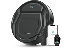LEFANT Robot Aspirador, 2200Pa Succión, Robot Aspirador Autocargable 120 Min, Ultrafino 7,6 cm Sin Enredos, WiFi/App/Alexa, 6 Modos de Limpieza, Ideal para Pelo de Mascota, Suelos Duros, M210 Pro