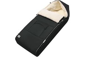 MONZANA® Saco Silla de Paseo Universal Protección Invierno Cremallera Polar Térmico Antideslizante Cochecito Bebe Portabebés