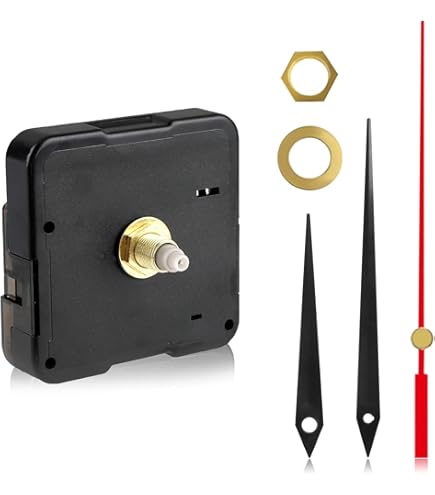 Meccanismo Orologio A Batteria Silenzioso - Kit Completo Con Lancette Per Orologi Da Parete - Foto 4