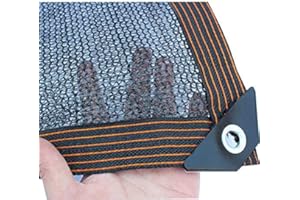 LLPEIJIE026 Garten Schattierungsnetz Schattiernetz,4-poliges Schattennetz,60% -70% UV-Beständiges,mit Ösen,für Garten/Pflanze/Gewächshaus/Scheune/Außen/Hof/Dach,anpassbare Größe (4x7m/13.1x23ft)