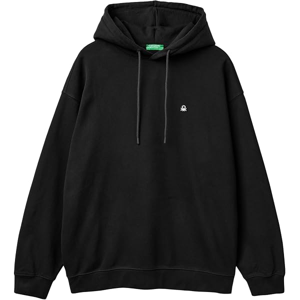 Sweat à Capuche United Colors Of Benetton Pour Garçon - 100% Coton - Logo Imprimé - Coupe Décontractée - 11