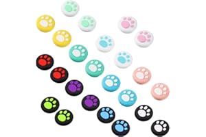 Tadipri 24 Stücke Joystick Kappen Thumbstick Kappen Grip Joystick Abdeckung Joystick Kappen Switch Analog Stick Kappen Thumb Grip Caps Silikon Daumengriffkappen In Katzenpfoten Für Controller
