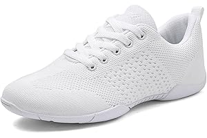 CERYTHRINA Damen Cheerleading Schuhe Mädchen Weiß Training Schuhe Cheer Schuhe Fitness Gymnastik Yoga Tanzschuhe