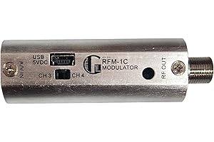 SatelliteSale RFM-1C RF Modulator Channel 3 or 4 Output 75/1K Ohm Switchable
