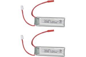 ACOUTO 2 szt. Bateria Litowa do Samolotu RC, 7,4 V 600 Mah Zapasowe Baterie do Samolotu XK A280 RC, z Dłuższym Czasem, Wysokiej Jakości Materiałami, do Zdalnie Sterowanego