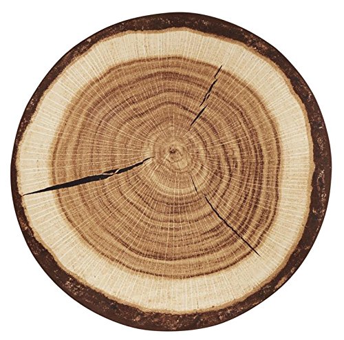 Hanse Home 101175 Teppich Baumstamm, rund, 133 cm - 2