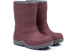 Mikk-line Thermostiefel | Winterstiefel Thermo Gummistiefel | Gefüttert | Wasserdicht | Warm Und Isolierend | Winddicht | Thermostiefel aus Naturgummi | Ultra Warm | Schneestiefel