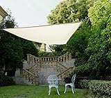 Holifine 500 x 500 x 500cm Dreieck Sonnensegel Sonnenschutz...