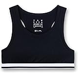 Sanetta Bustier Schwarz Reggiseno Sportivo Bambine e Ragazze