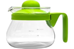Sanfor | Jarra para Café, Té y Agua | Jarra de Vidrio | Resistente al calor | Para microondas | Transparente | 300ml