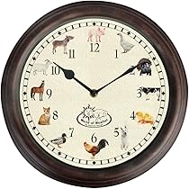 Orologio Da Parete Con Canti Uccelli - 12 Melodie Reali E Funzione Notte Silenziosa - Foto 5